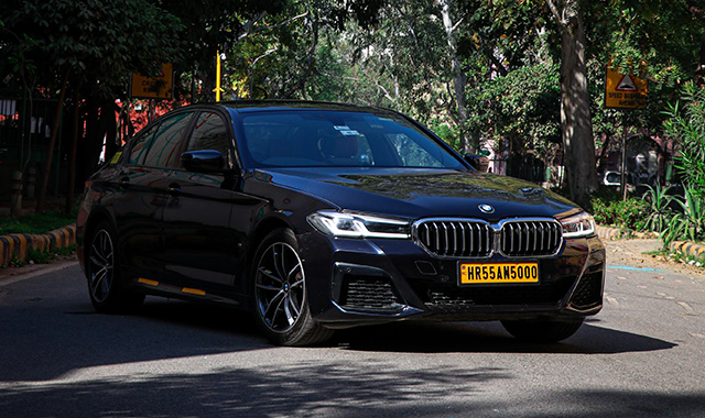 BMW 5 Series Front View Image